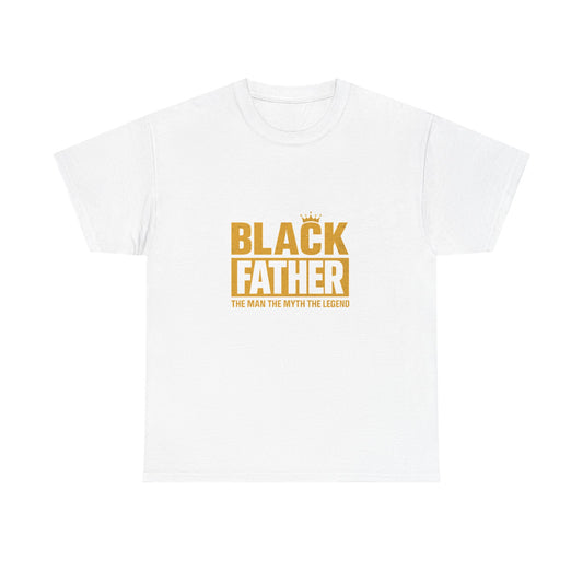 Black Father Graphic Tee - Celebrate Dads, Father's Day Gift, Family Reunion, Black History Month, Unisex Cotton T-Shirt